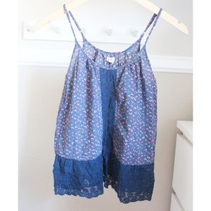 ❀ུ۪ Aerie - Floral Lace Tank ❀ུ۪